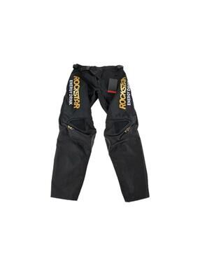 Fly Racing Rockstar Kinetic Mesh Tech Motocross Pants Size 30 Black Gold Biker